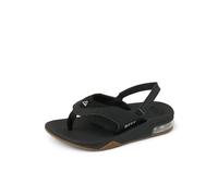 Reef Little Fanning Flipflop, Schwarz/Silber, 24.5 EU