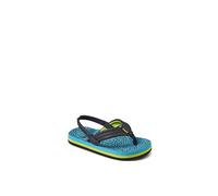 Reef Mädchen Little Ahi Sandalen, Blau/Koralle, 2 UK Child
