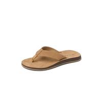 REEF OJAI Classic Herren Premium Ledersandale, weich gepolstertes Fußbett, Sand, 8