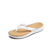 Reef Damen Cushion Cloud Flipflop, Weiß/Braun, 38.5 EU