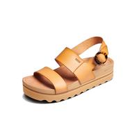 Reef Vista Hi Buckle Damen Plateau Fashion Sandale Arch Support Ultra Soft Cushion Fußbett, Natürlich, 36 EU