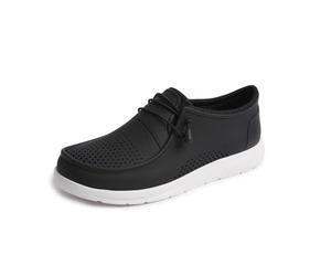 Reef Water Coast Herrenschuh, wasserfreundlich, weiches Fußbett, atmungsaktiv, Abriebfeste Außensohle, Schwarz, 8