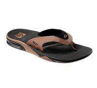 Reef Herren Fanning Flipflop, Black and Tan, 43 EU