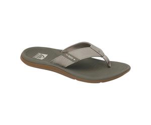 Reef Zehensandalen Santa Ana grau/braun Herren, Größe Euro (US) 41-42 (9)