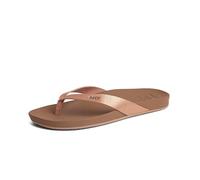 Reef Zehentrenner Sandale Damen Cushion Bounce Court, Rose Gold, 39 EU