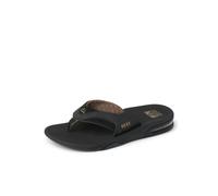 Reef Herren Fanning Flipflop, Black and Tan, 47 EU