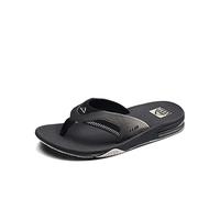 Reef Zehentrenner Sandale Herren Fanning, Black/Taupe Fade, 39 EU