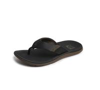 Reef Zehentrenner Sandale Herren Santa Ana, Black, EU 47