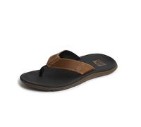 Reef Herren Santa Ana Le Flipflop, Black and Tan, 39 EU