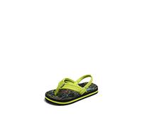 Reef Zehentrenner Sandale Jungen Little Ahi, Neon Palm, EU 24