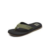 Reef Zehentrenner Sandale The Layback Black/Olive EU 44 (Man)