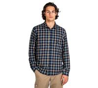 Reell Hemd / Shirt Alvar Check Shirt – Navy/Grün/Orange – Größe L