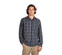 Reell Alvar Check Shirt Navy/Green/Orange L