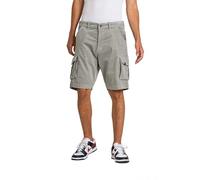 REELL City Cargo Shorts baby cord aqua grey Herren Gr. 38