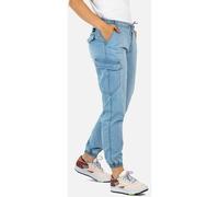 Reell Damen Cargohose Reflex Women Lw Cargo 2111-005-01-008 Light Blue Denim-XS