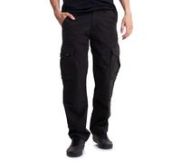 REELL - Flex Cargo LC Black Canvas - Hose - Schwarz - W28 / L30 - 98% Baumwolle, 2% Elastan Schwarz W28 / L30