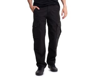 REELL - Flex Cargo LC Black Canvas - Hose - Schwarz - W30 / L32 - 98% Baumwolle, 2% Elastan Schwarz W30 / L32