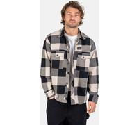 Reell Hemd / Shirt Freeman Shirt 1302-043-21-006 Check Deep Black-Oatmeal-L