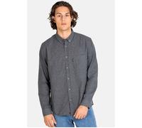 REELL - Nordic Dark Grey - Hemd - Grau - L - 40% Baumwolle, 39% Nylon, 21% Viskose Grau L