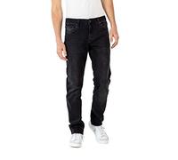 Reell Nova 2 Black Wash 32/34 Hose für Männer, Herrenjeans, Tapered Fit
