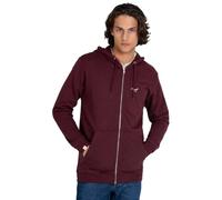 Reell Staple Logo Zip Hoodie Dark Cherry L