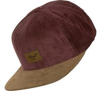 Reell - Suede Cap - Cap, Gr. One Size, rot/weiß (Burgundy)