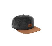 Reell Suede Cap - 6-Panel Snapback Kappe für Herren und Damen - Verstellbare Baseball Cap - Schirm aus Wildlederimitat - Unisex