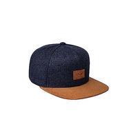 Reell Suede Cap - 6-Panel Snapback Kappe für Herren und Damen - Verstellbare Baseball Cap - Schirm aus Wildlederimitat - Unisex