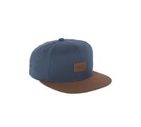 Reell Suede Cap - 6-Panel Snapback Kappe für Herren und Damen - Verstellbare Baseball Cap - Schirm aus Wildlederimitat - Unisex