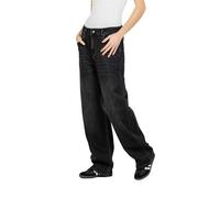 Reell Damenjeans Chloé Baggy – Schwarz (Black Faded) W27 – 98% Baumwolle, 2% Elastan