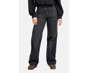 REELL - Women Holly Dark Grey Stone - Jeans - Grau - W28 - 100% Baumwolle Grau W28