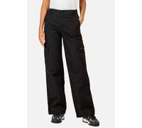 REELL - Women Marusha Cargo Black Canvas - Hose - Schwarz - W25 - 98% Baumwolle, 2% Elastan,Baumwolle Schwarz W25
