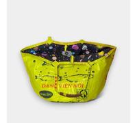 REFISHED fair fashion Tasche 'SOULMATE WATERPROOF' Limitierte Edition! - upcycelte Fischfuttersäcke #FISH gelb-dollar/#WP planet