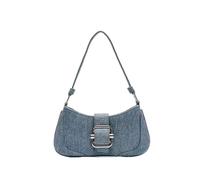 REFKIT Handtaschen for Frauen Retro Nähte Schulter Unterarm Tasche Temperament Mode Umhängetaschen(Blue)