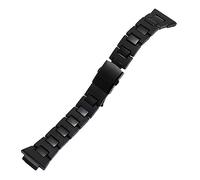 REFKIT Uhrenarmband für Casio G-SHOCK DW-5600, DW6900, DW9600, GW-M5610 - Schwarzes Kunststoffarmband mit Edelstahlschnalle - Mode - 26 x 16 mm