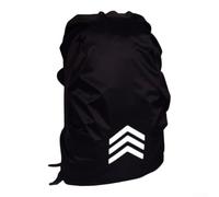 Reflective Backpack Rain Cover 8-17L Waterproof Night Safety(M) | Wide reflective tape, night visibility, safety for cycling, 8-17L capacity, lightweight polyester