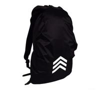 Reflective Backpack Rain Cover 8-17L Waterproof Night Safety(S) | Wide reflective tape, night visibility, safety for cycling, 8-17L capacity, lightweight polyester