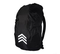 Reflective Backpack Rain Cover 8-17L Waterproof Night Safety(XS) | Wide reflective tape, night visibility, safety for cycling, 8-17L capacity, lightweight polyester