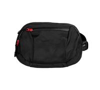 Reflektierende Fanny Packung, Outdoor Waist Pack, 25 x 14 x 7 cm (9,84 x 5,51 x 2,75 Zoll) Hiking Travel Waist Bag, Breathable, Adjustable Strap, for Trekking, Running, Motorcycle, Schwarz , Se