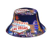 Reflektierender Fischerhut mit deutscher Flagge, Unisex, Kopfbedeckung mit Nachtfluoreszenz, lässiger leuchtender Hut, Las Vegas Night City, One size