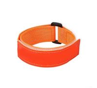 Reflektierender Hosenträger Fahrrad PVC Nylon Verstellbar | Hohe Reflexion, Nachtsichtbarkeit, PVC+Nylon, verstellbare Länge, Kettenchutz(Orange)
