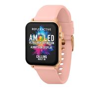 Reflex Active Amoled Damen-Smartwatch, 4,5 cm, Always-On Display, Serie 30, rosa Armband