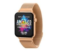 Reflex Active Amoled Series 30 4,5 cm Always-On Display Rose Gold Edelstahl Mesh Strap Smartwatch