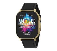 Reflex Active Amoled Smartwatch Serie 29 mit 5,1 cm (2,04 Zoll) Touchscreen, Pulsmesser, Blutsauerstoff, IP68 wasserdicht, Fitness-Tracking, schwarzes Armband für iOS + Android