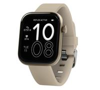 Reflex Active Spectra Amoled 1.85'' HD Smartwatch für Damen Herren mit Dual-Time, Anrufe tätigen/annehmen, GPS-Verbindung, Sportmodi, Herzfrequenz, Musiksteuerung und Stein-Silikonarmband für iOS