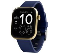 Reflex Active Spectra Amoled 4,7 cm HD Smartwatch für Damen und Herren mit Dual-Time, Anrufe tätigen/entgegennehmen, GPS-Verbindung, Sportmodi, Herzfrequenz, Musiksteuerung und dunkelmarineblaues