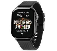 Reflex Active Venture AMOLED GPS Calling Black Strap Smart Watch