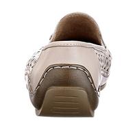 Reflexan Slipper Damen Uni Rindsleder Schlupf Beige 38