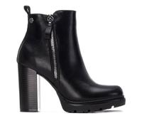 REFRESH - Freizeitstiefeletten Damen Schwarz - Bequeme und vielseitige Schuhe - Casual Mode - Modell 17292301 (Größe 40)