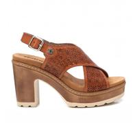 REFRESH - Sandalen Damen Kamel - Bequeme und vielseitige Schuhe - Casual Mode - Modell 17278001 (Größe 37)